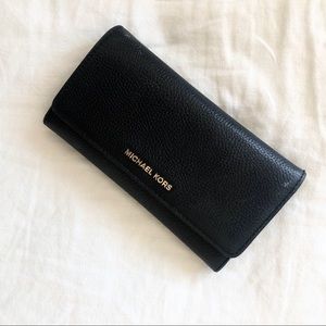 Michael Kors pebbled leather wallet